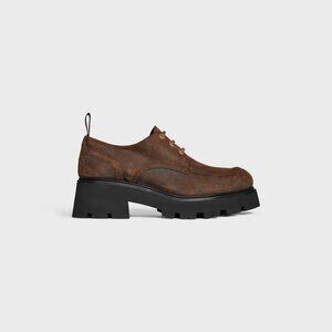 Celine Derby Triomphe Lace Up Shoes IT 37 Women